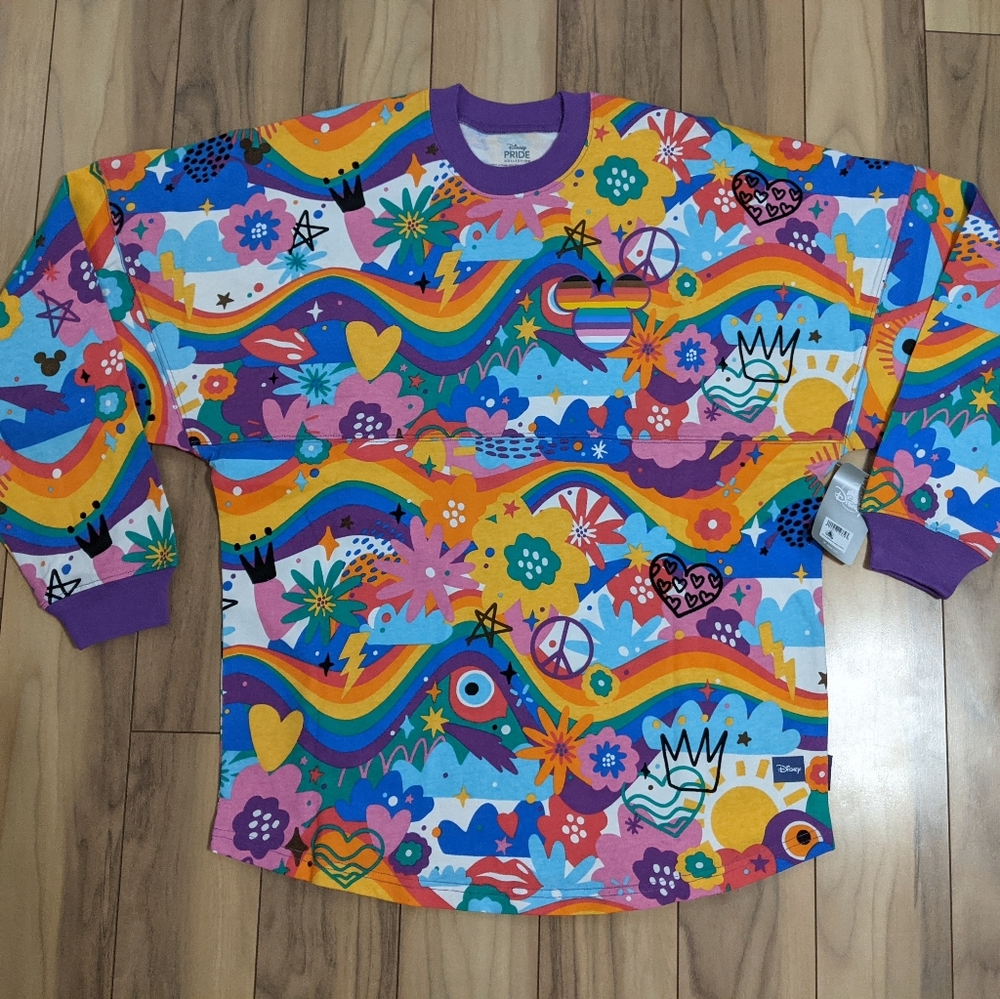 NWT! Disney Pride Collection Spirit Jersey Adult Size Small - Picture 2 of 15
